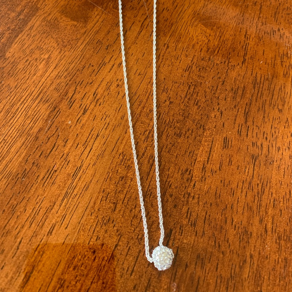 NIB silver necklace